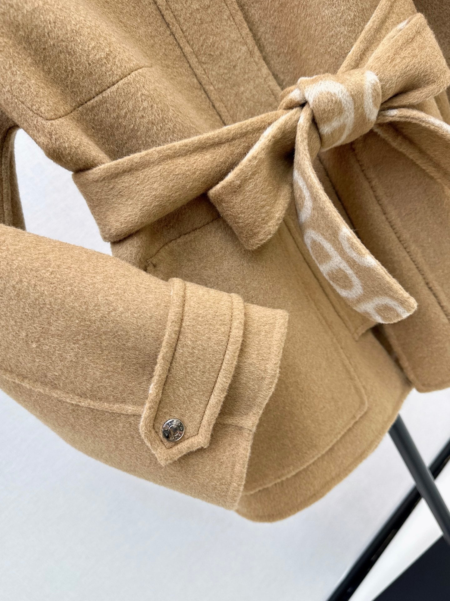 26FW New Reversible Cashmere Mid-Length Lapel Coat 🖤