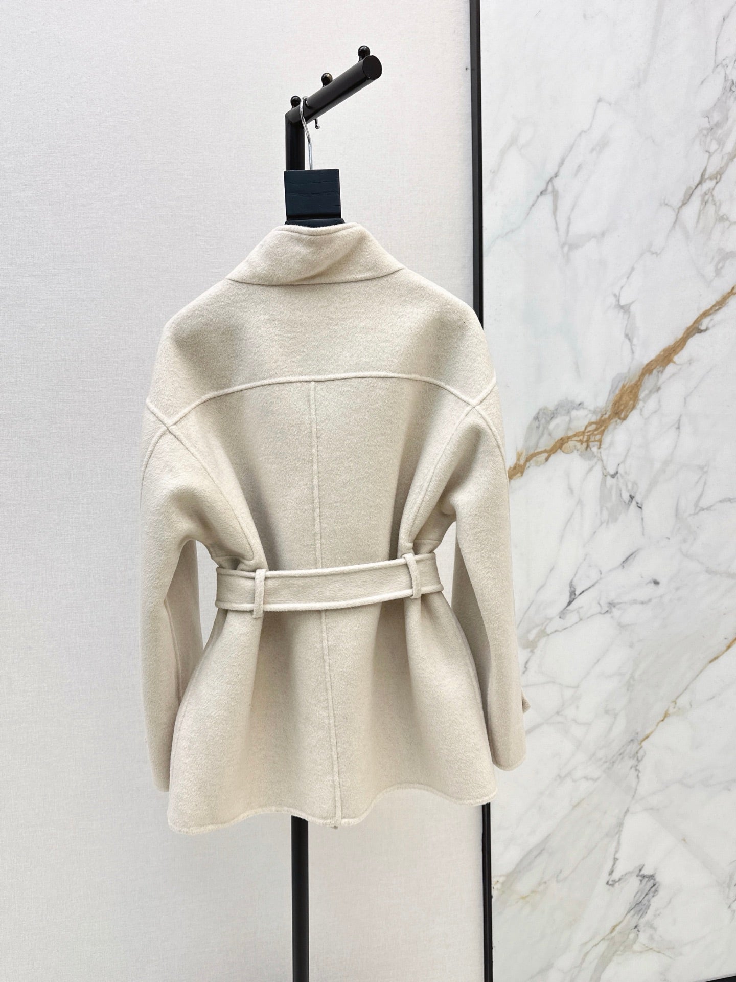 26FW New Reversible Cashmere Mid-Length Lapel Coat 🖤
