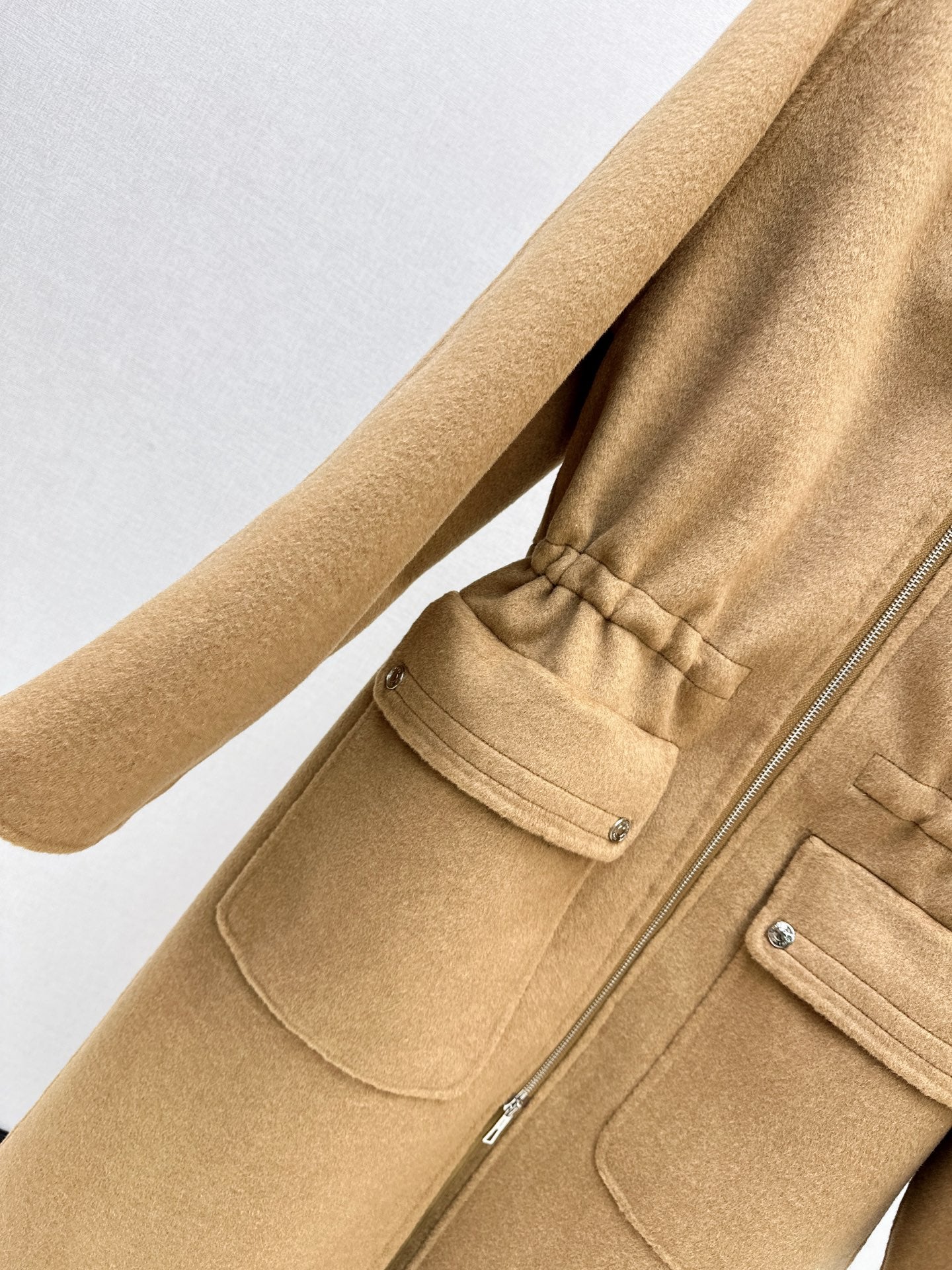 26FW New Reversible Cashmere Long Hooded Coat with Drawstring Waist 🖤