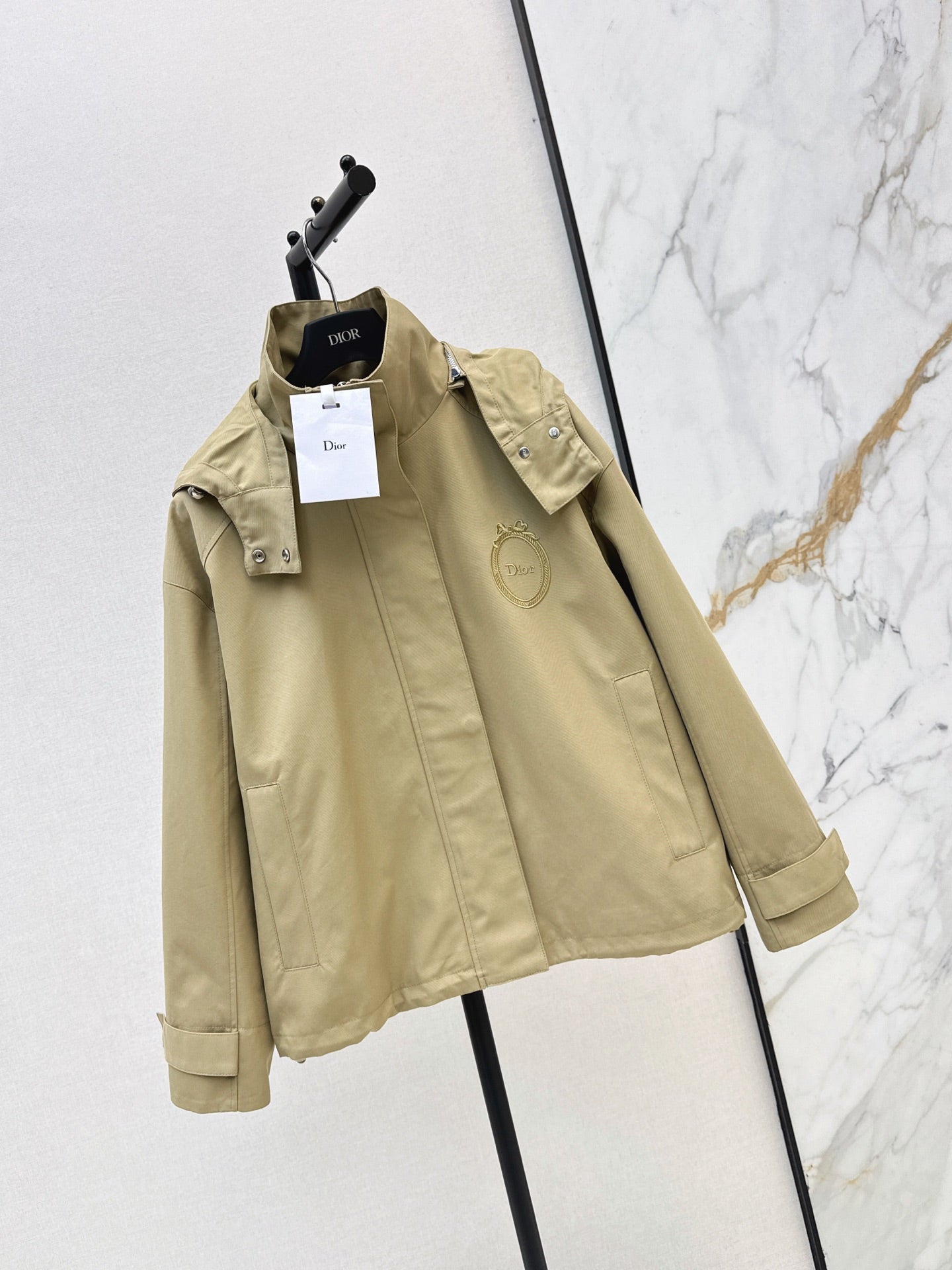 26FW New Hooded Cropped Windbreaker 🤎