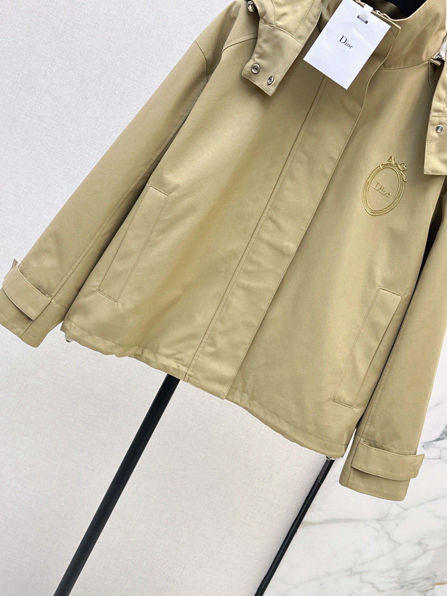 26FW New Hooded Cropped Windbreaker 🤎