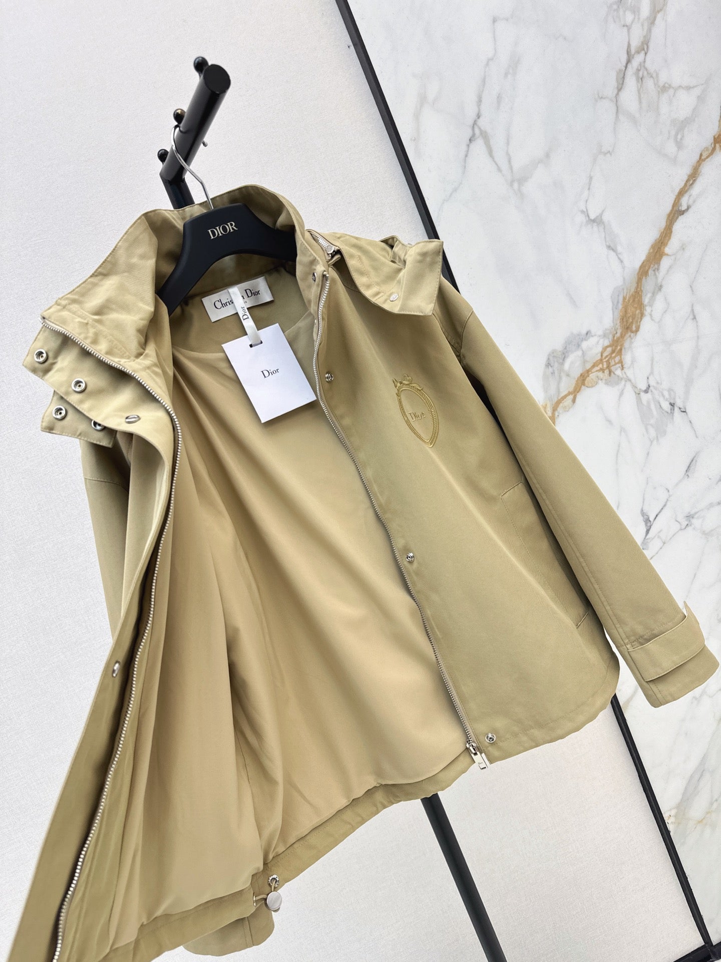 26FW New Hooded Cropped Windbreaker 🤎