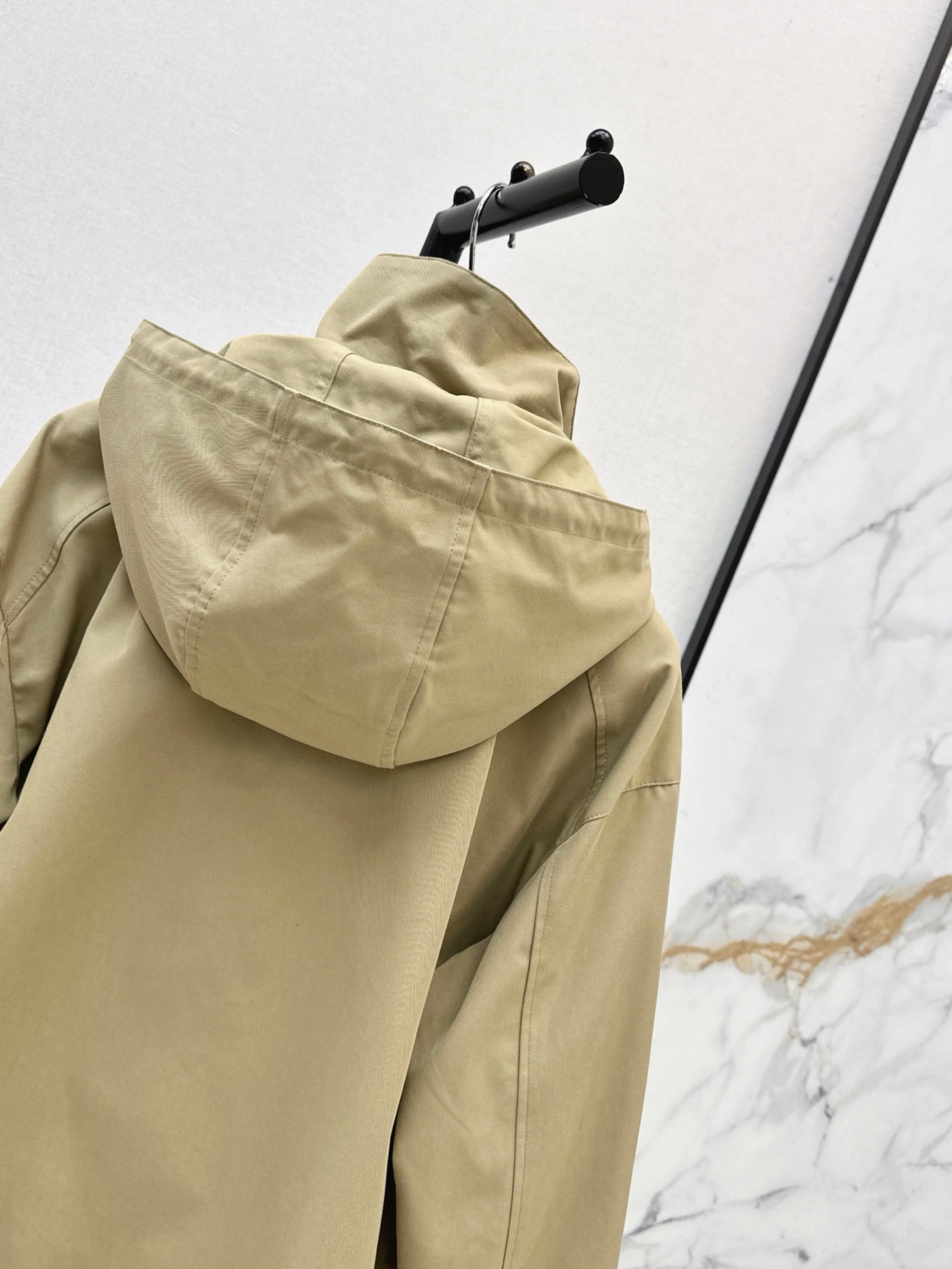 26FW New Hooded Cropped Windbreaker 🤎