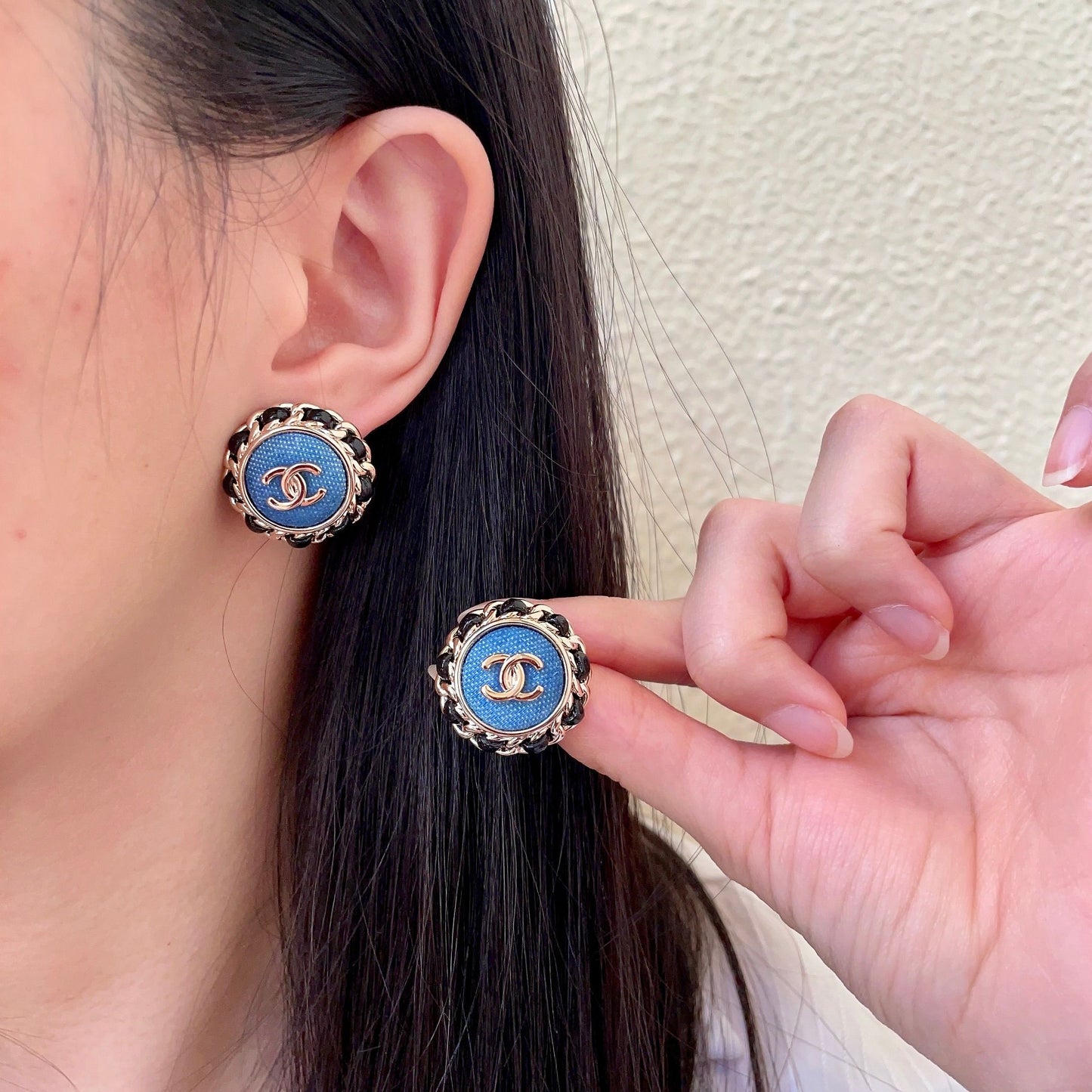 26FW New Double-C Logo Stud Earrings