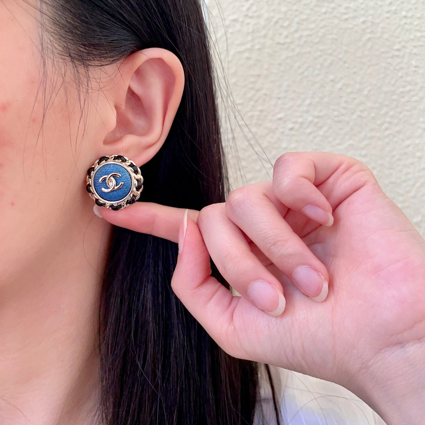26FW New Double-C Logo Stud Earrings