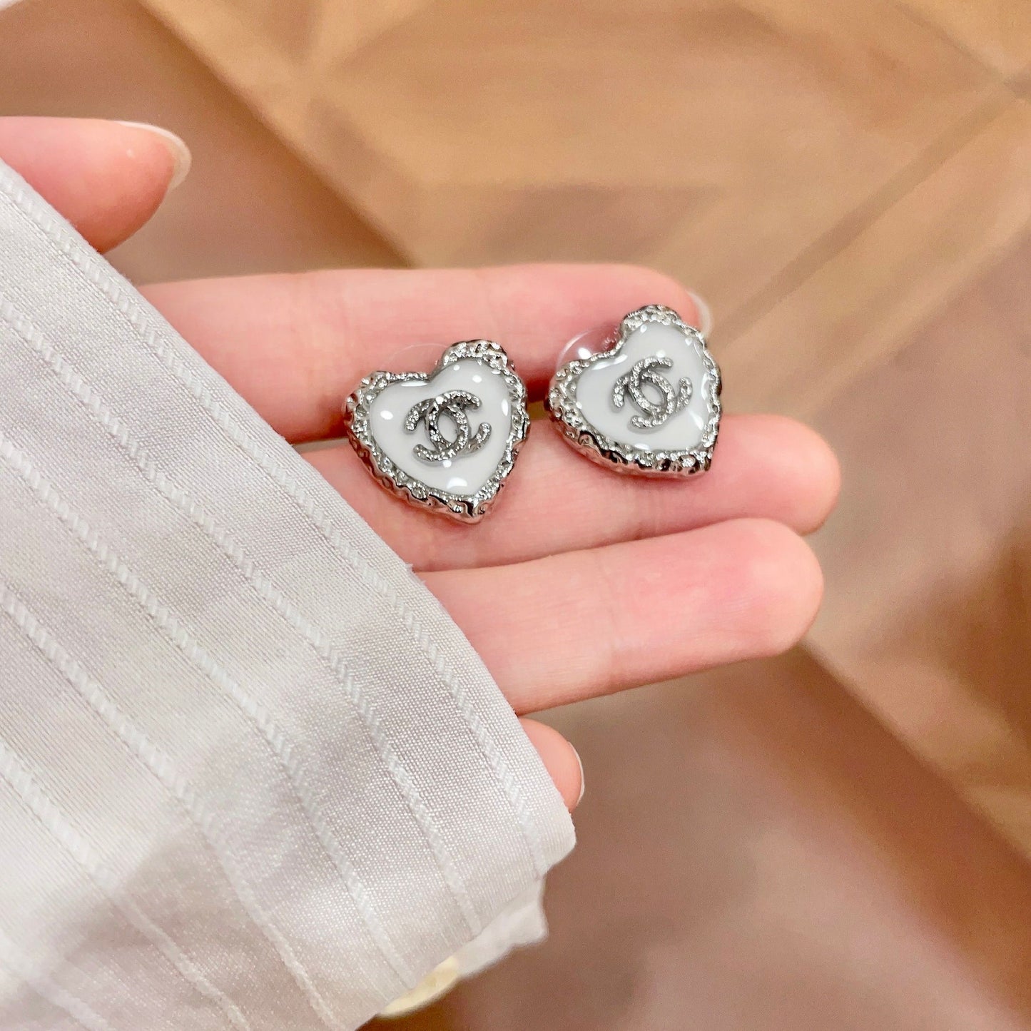 🔥HOT🔥 26FW New Double-C Logo Stud Earrings