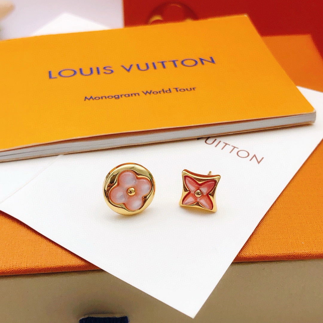 🔥HOT🔥26FW New Pink Floral Stud Earrings