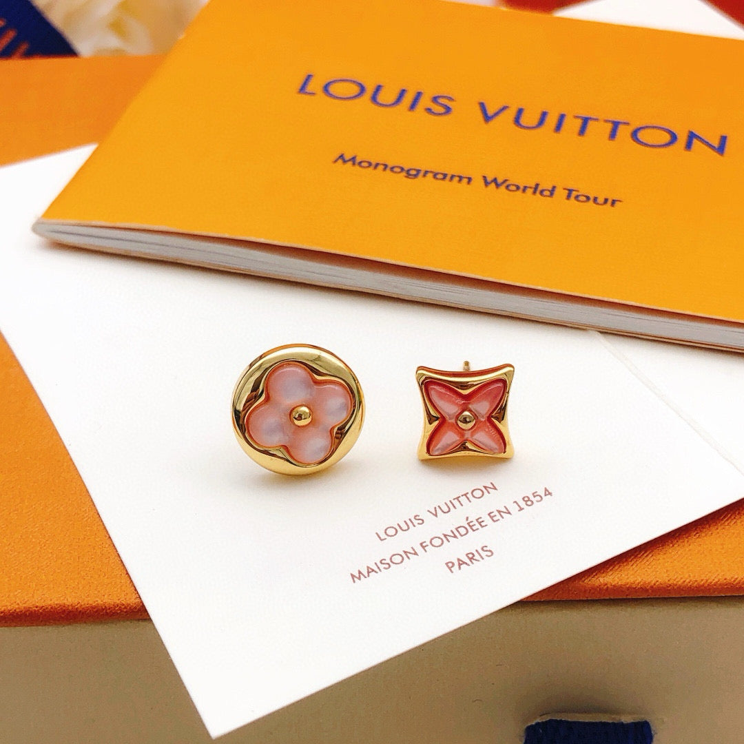 🔥HOT🔥26FW New Pink Floral Stud Earrings