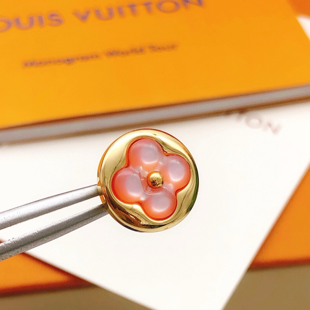 🔥HOT🔥26FW New Pink Floral Stud Earrings