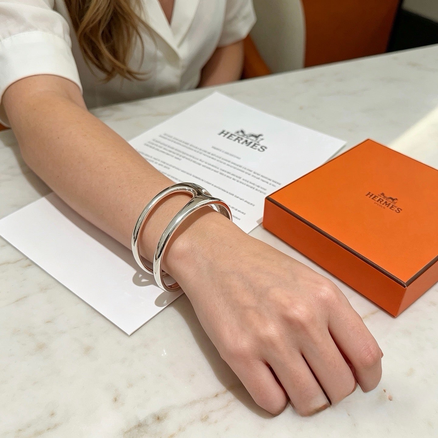 26FW New Self-Adjusting Open Cuff Bracelet