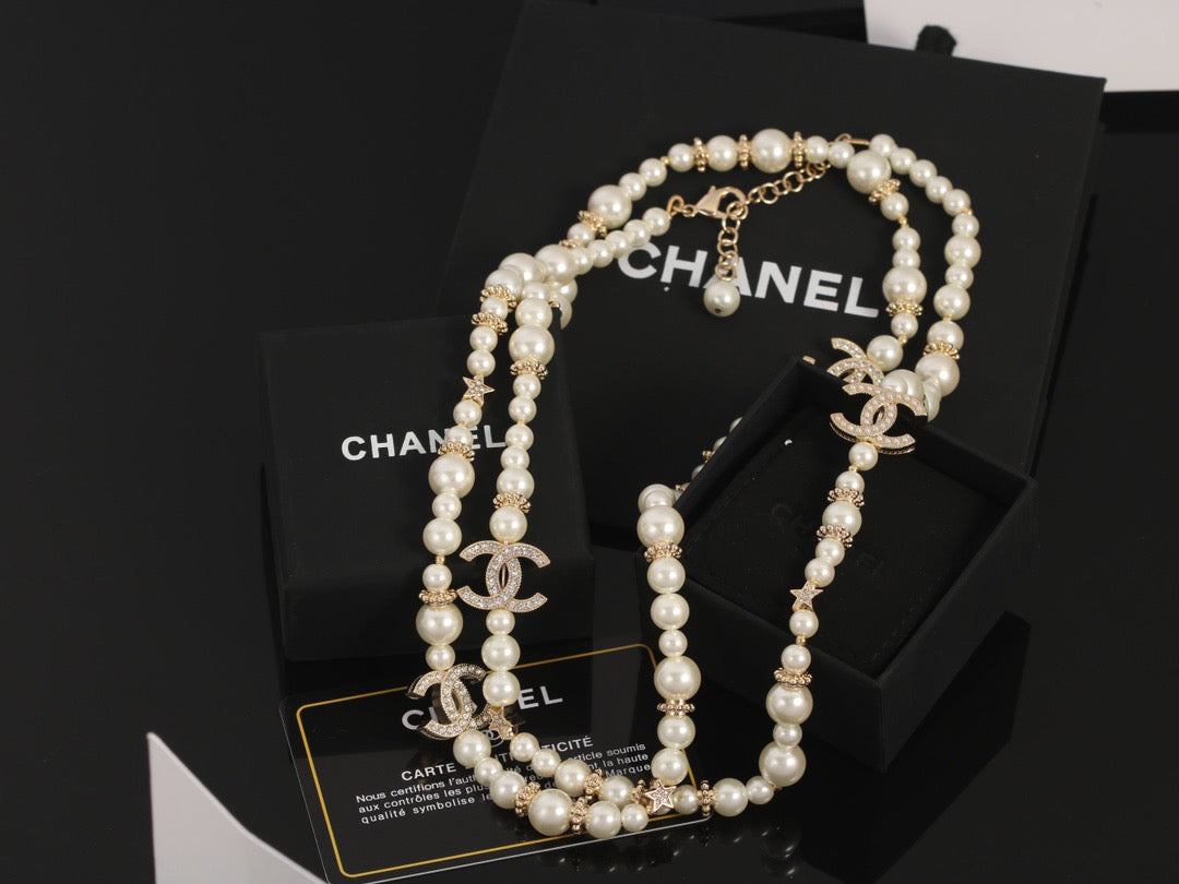 26FW New Double-C Pearl Necklace