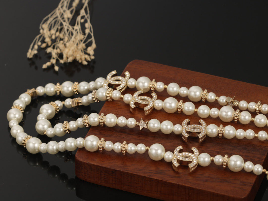 26FW New Double-C Pearl Necklace