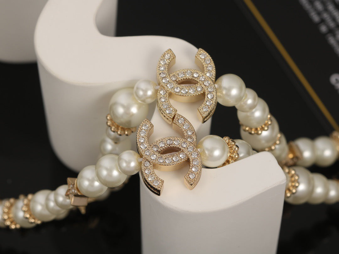 26FW New Double-C Pearl Necklace