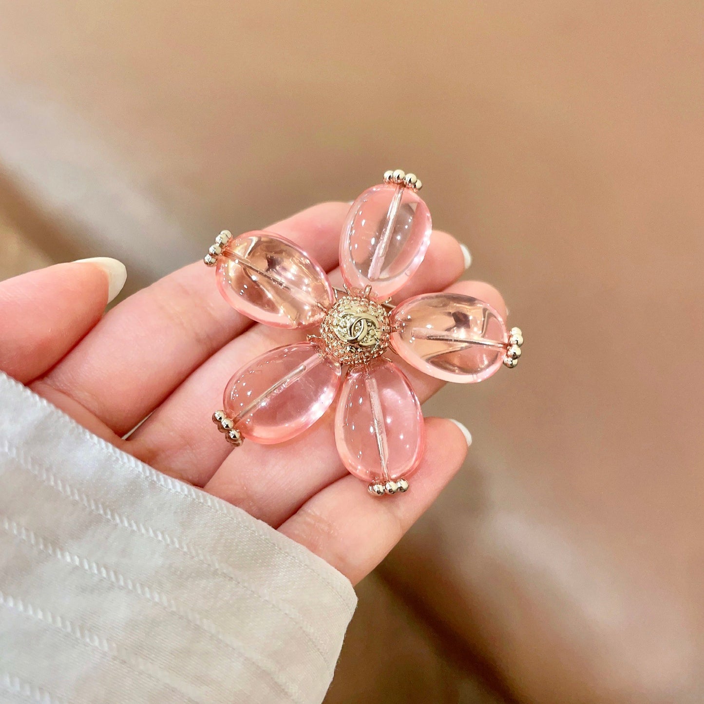26FW New Double-C Brooch