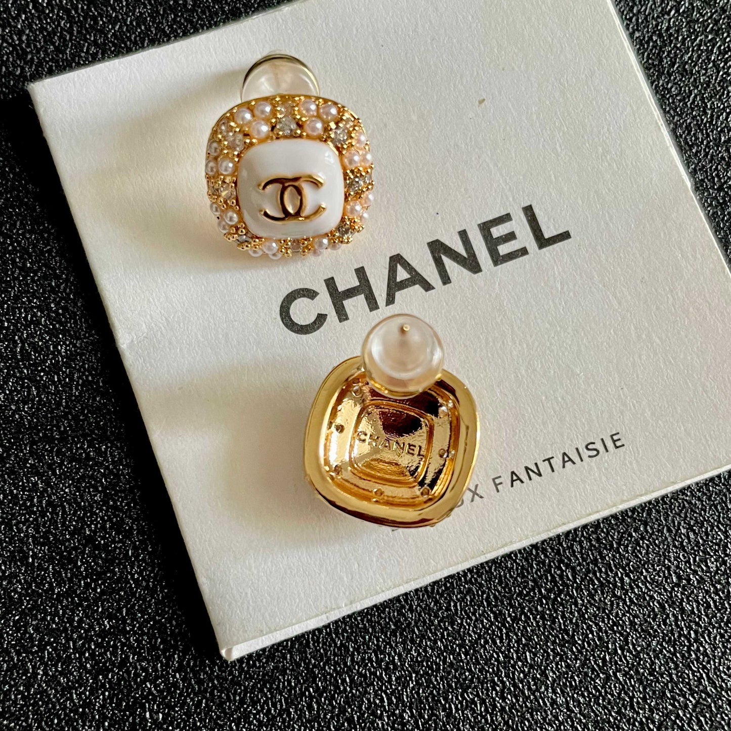 26FW New Double-C Stud Earrings