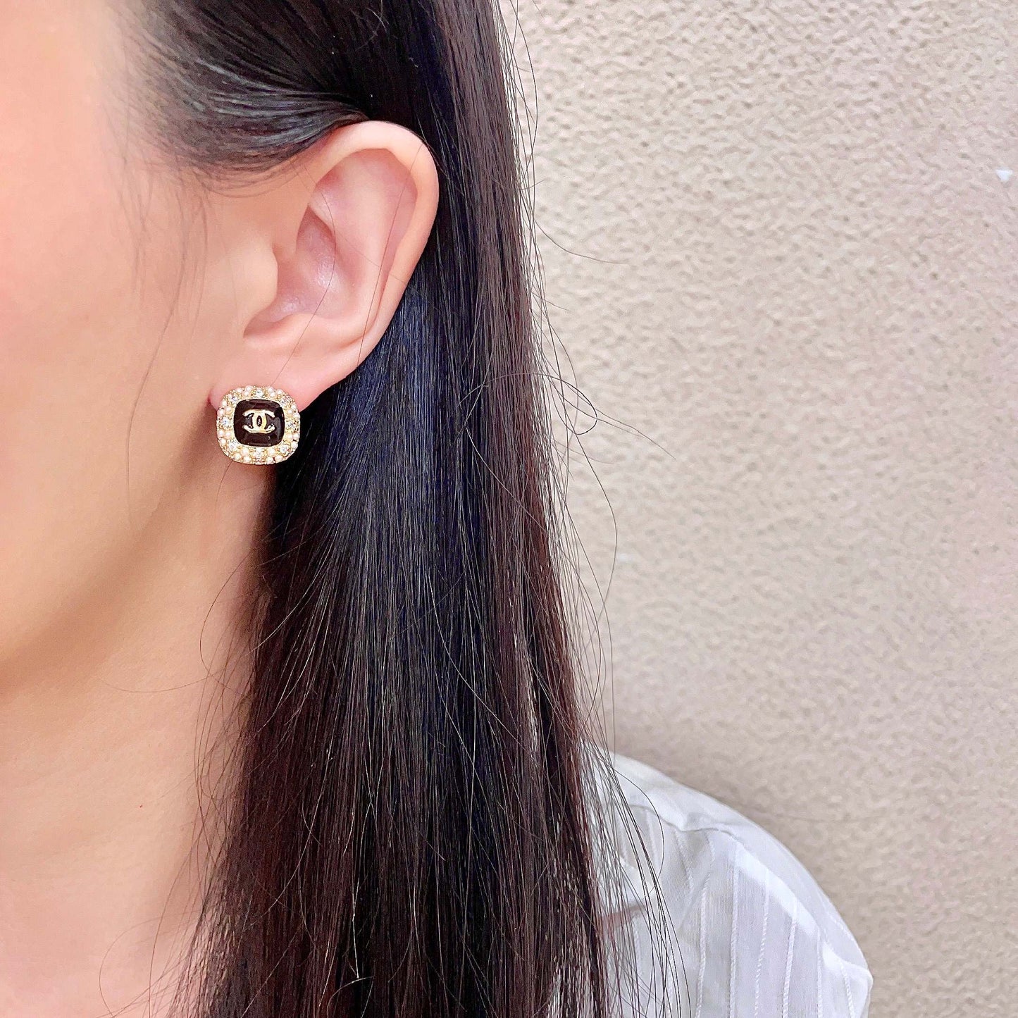 26FW New Double-C Stud Earrings
