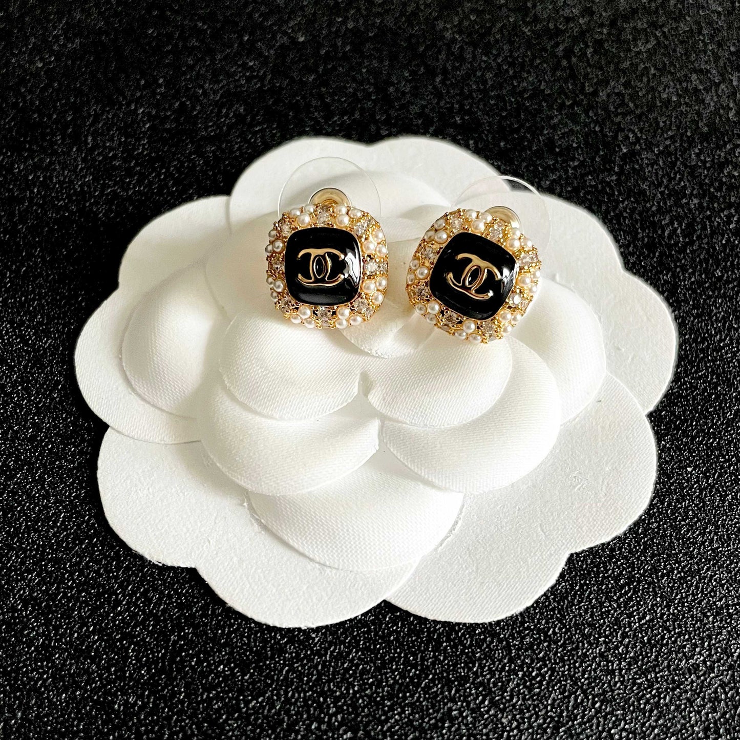 26FW New Double-C Stud Earrings