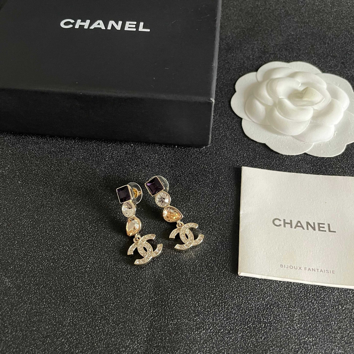 26FW New Double-C Stud Earrings