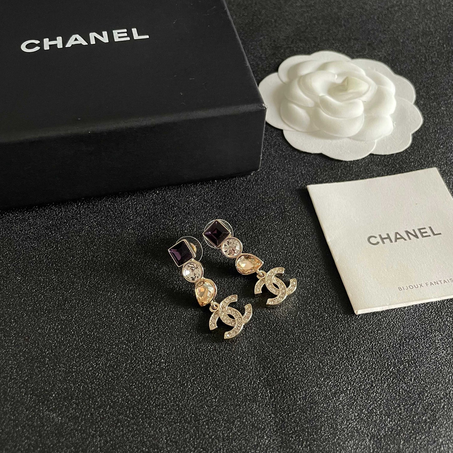 26FW New Double-C Stud Earrings