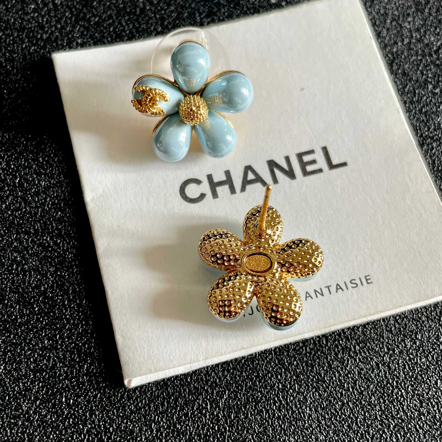 26FW New Double-C Floral Stud Earrings