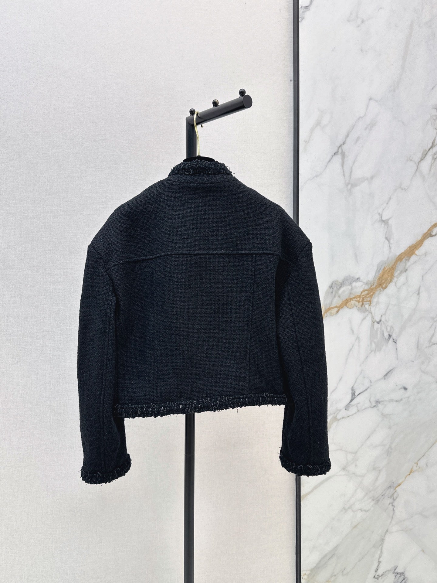 26FW New Cropped Tweed Jacket with Trim 🖤