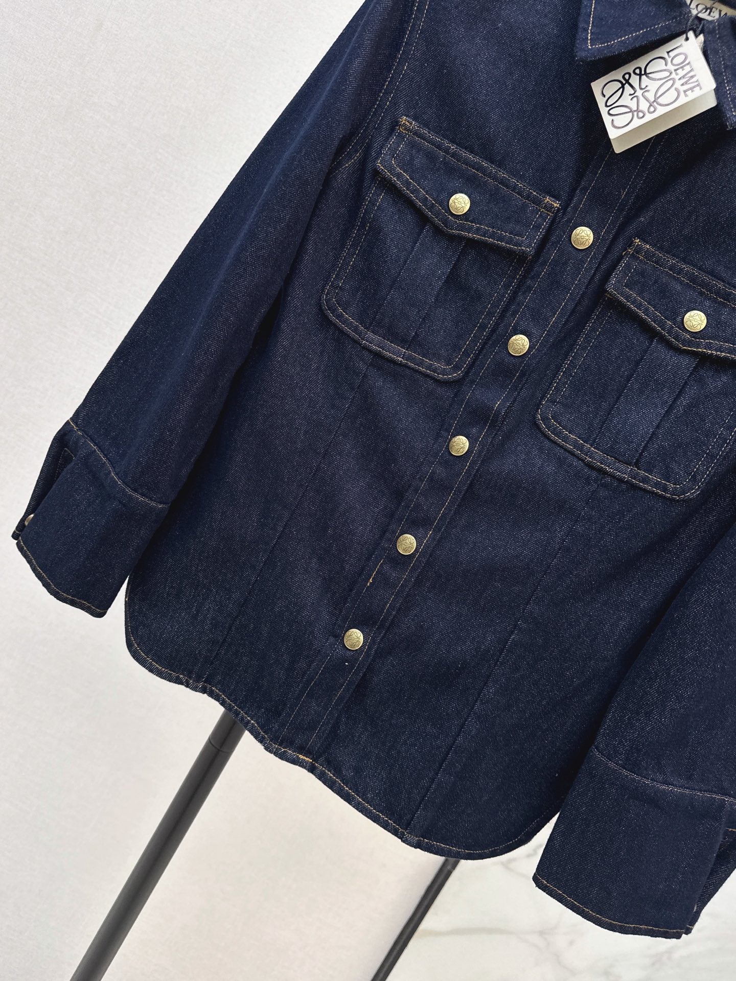 26FW New Slim-Fit Lapel Denim Shirt Jacket 🖤