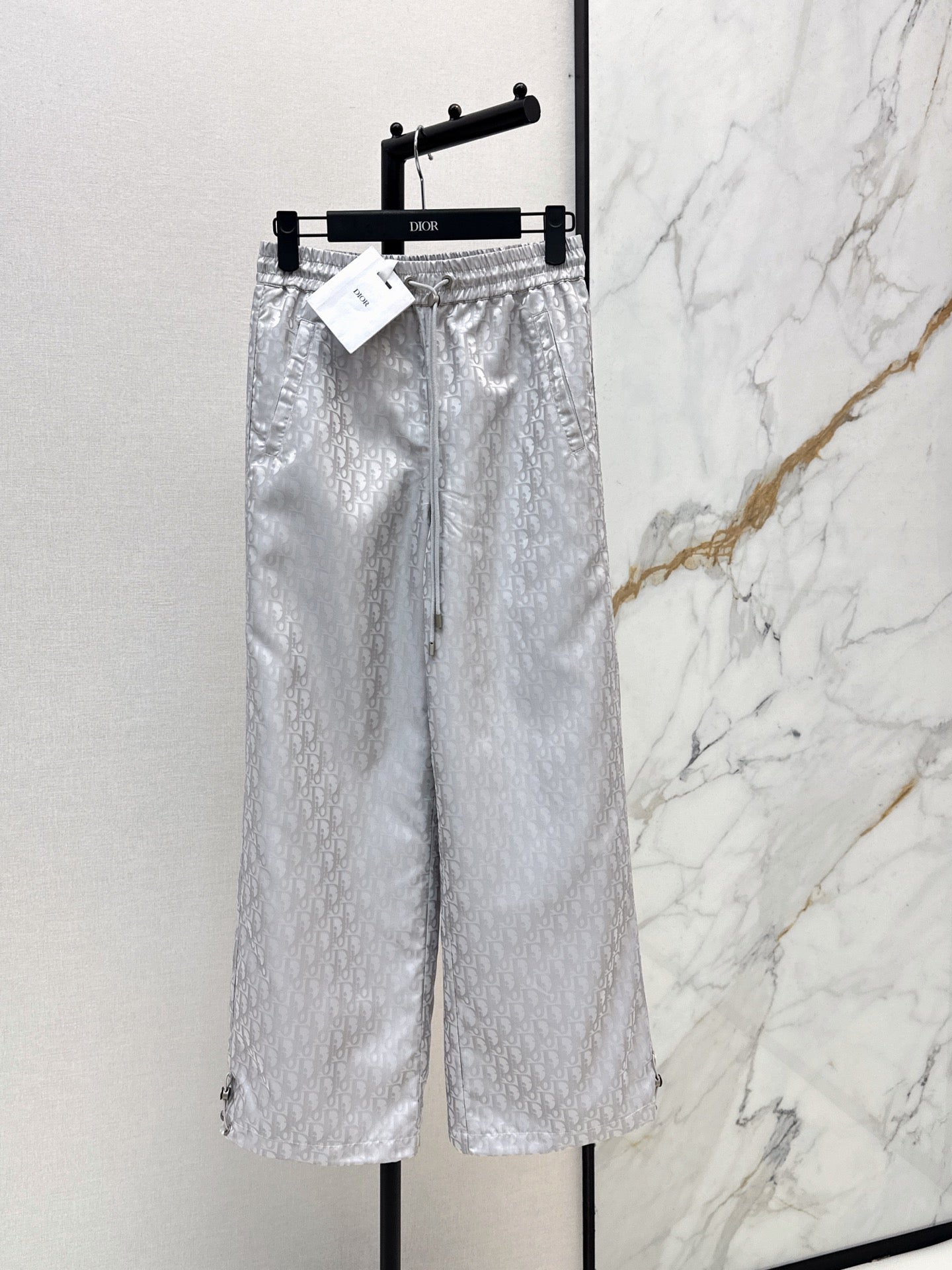 26FW New Premium Grey Series Classic Monogram Sweatpants 🩶