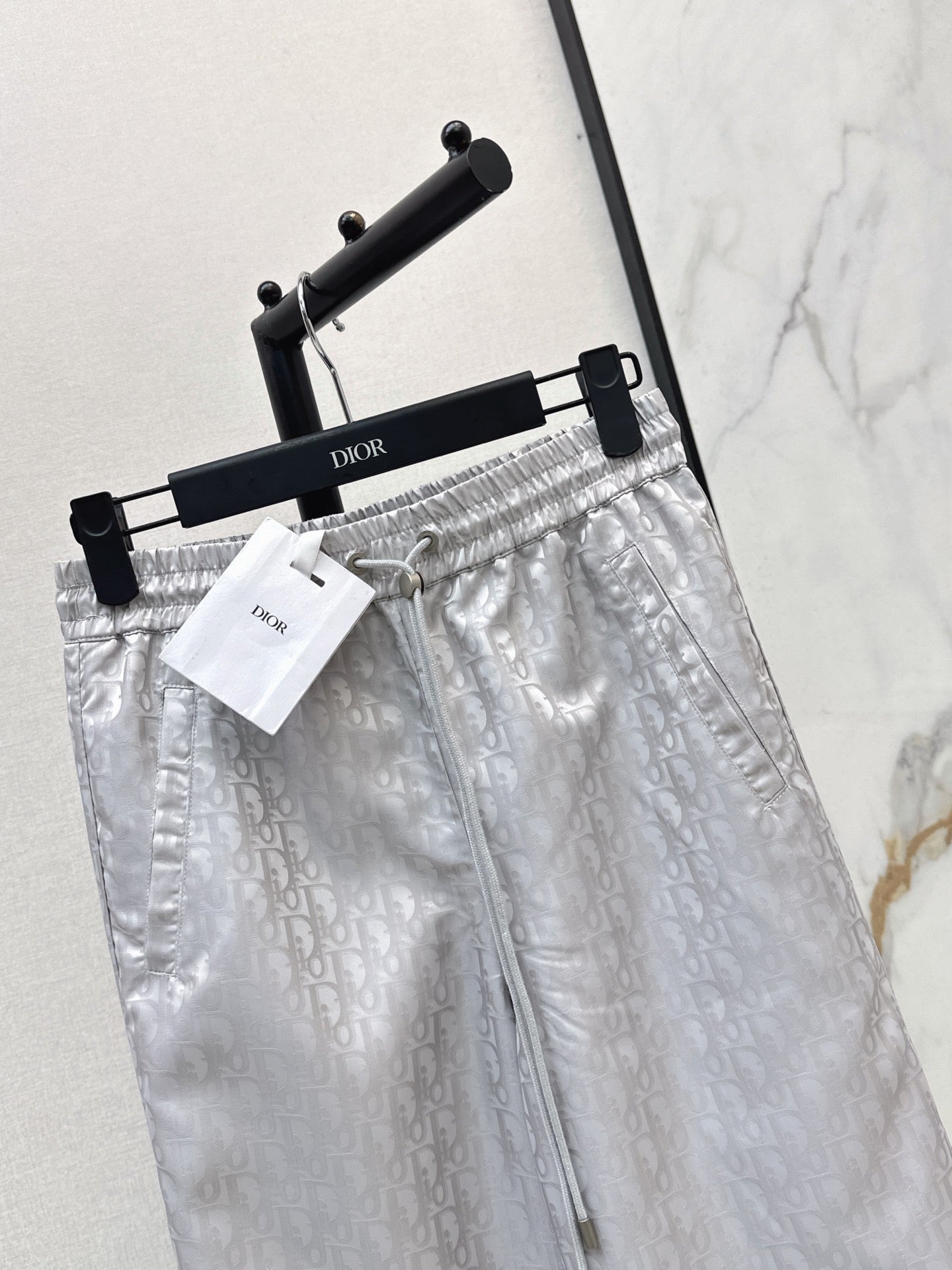 26FW New Premium Grey Series Classic Monogram Sweatpants 🩶