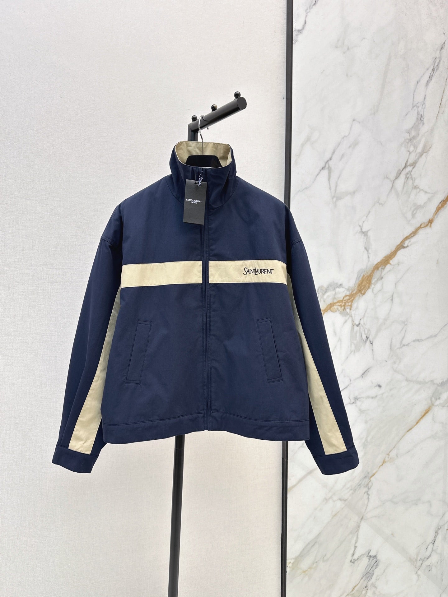 🔥Highest Quality🔥26FW New Color-Block Stand-Collar Windbreaker Jacket 🖤
