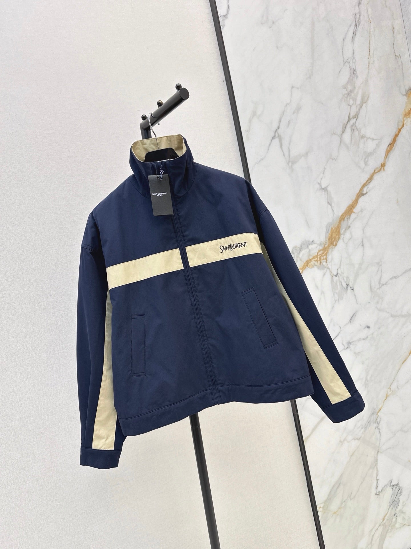 🔥Highest Quality🔥26FW New Color-Block Stand-Collar Windbreaker Jacket 🖤