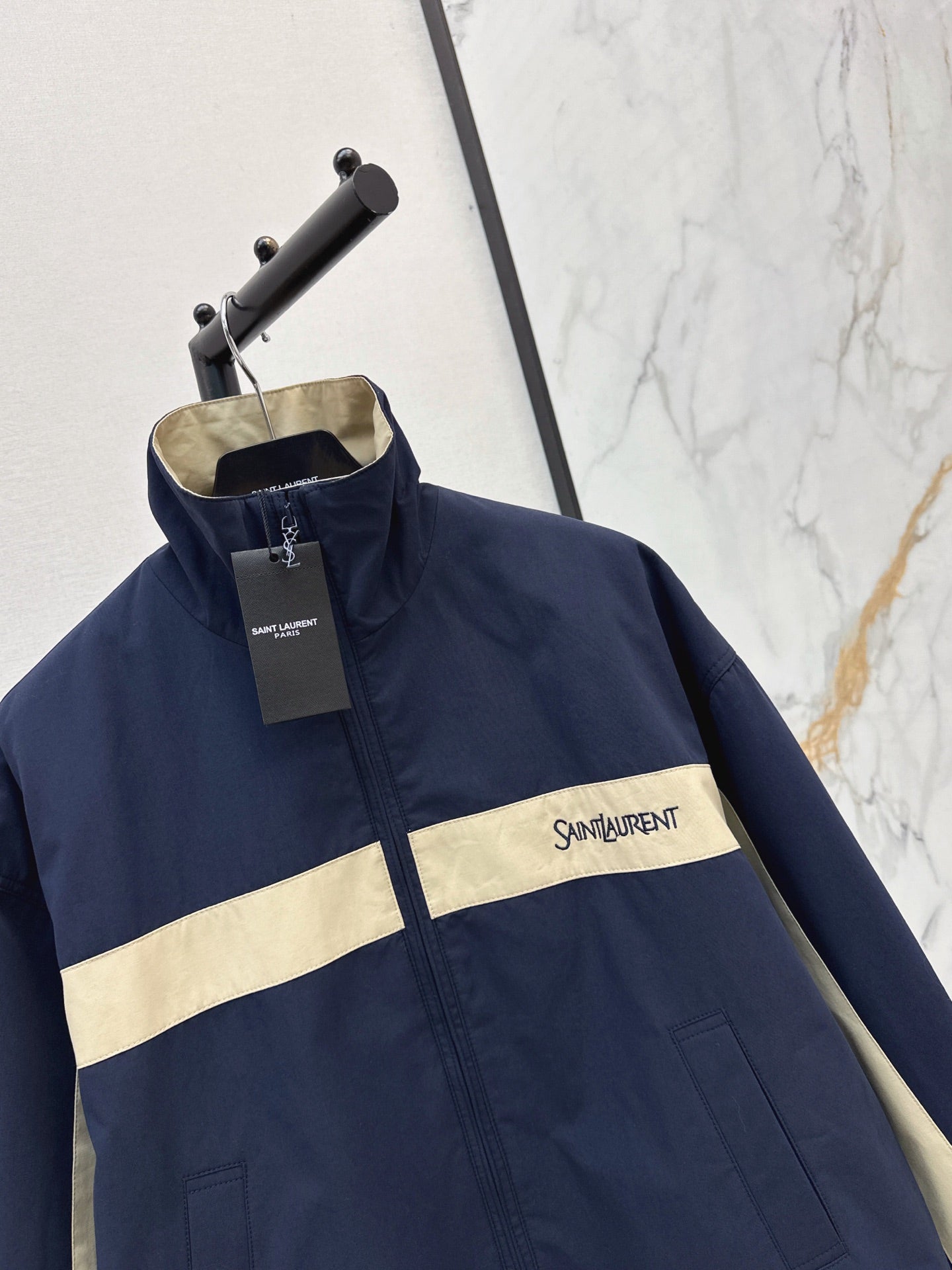🔥Highest Quality🔥26FW New Color-Block Stand-Collar Windbreaker Jacket 🖤