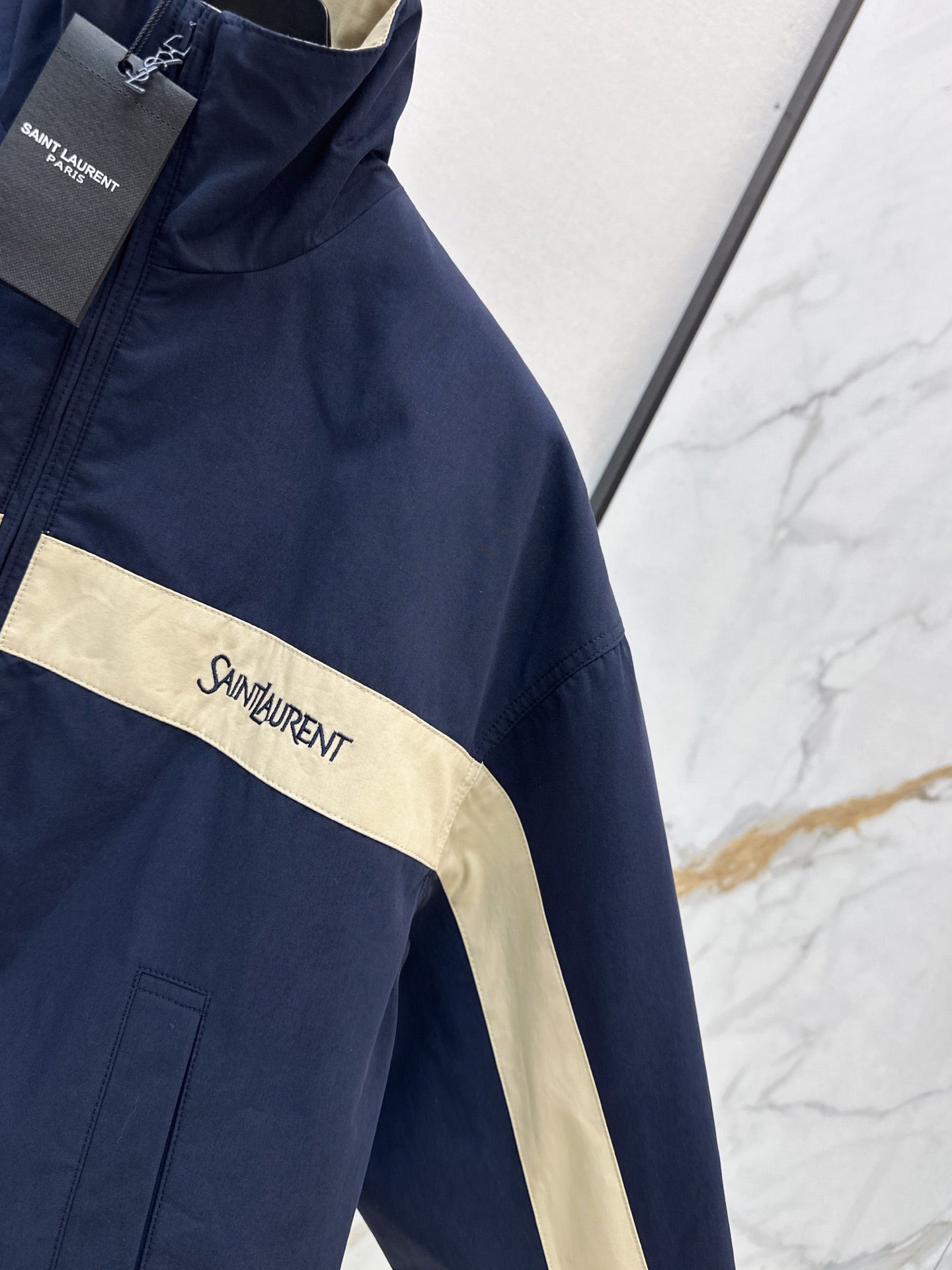 🔥Highest Quality🔥26FW New Color-Block Stand-Collar Windbreaker Jacket 🖤