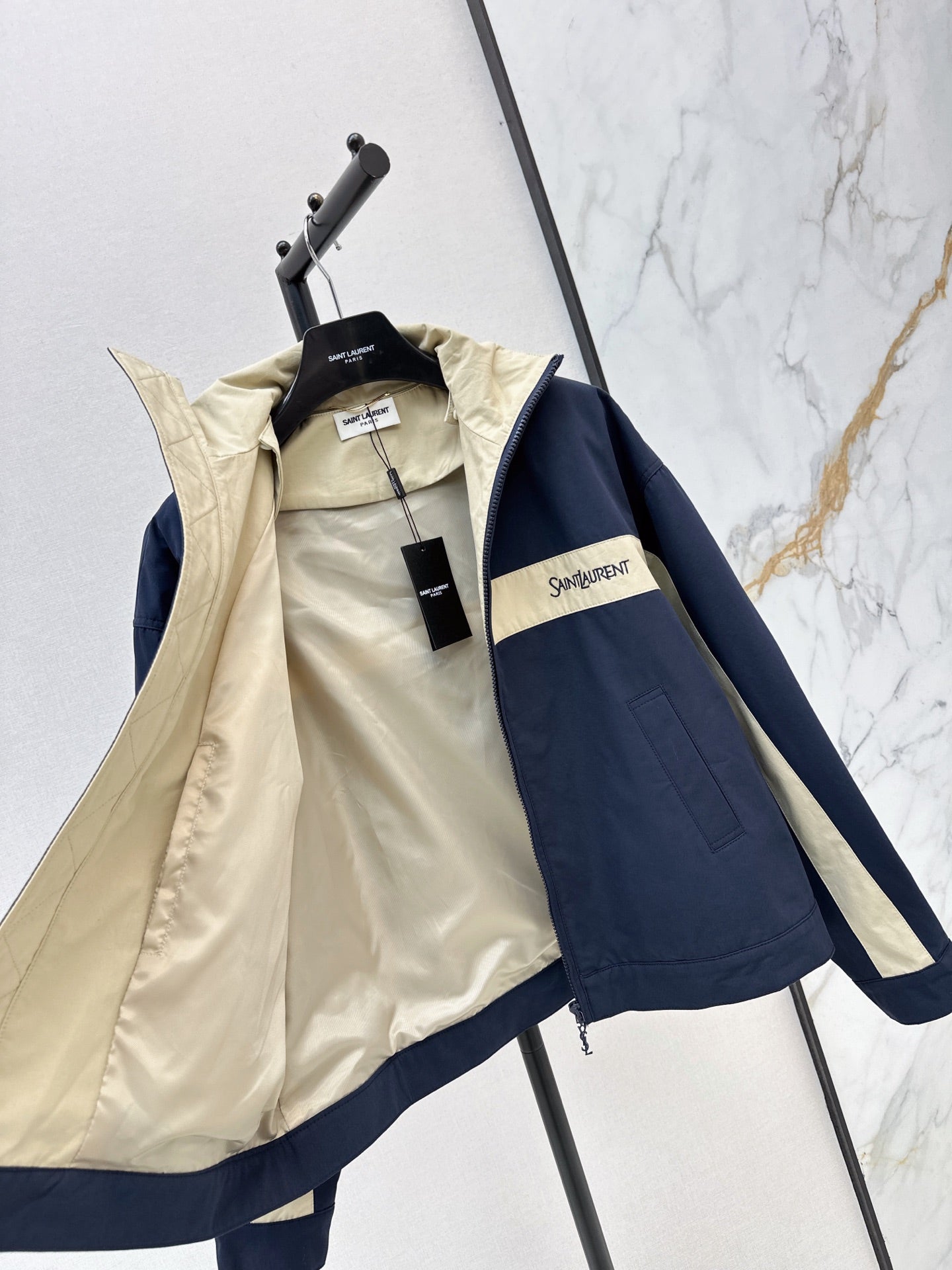 🔥Highest Quality🔥26FW New Color-Block Stand-Collar Windbreaker Jacket 🖤