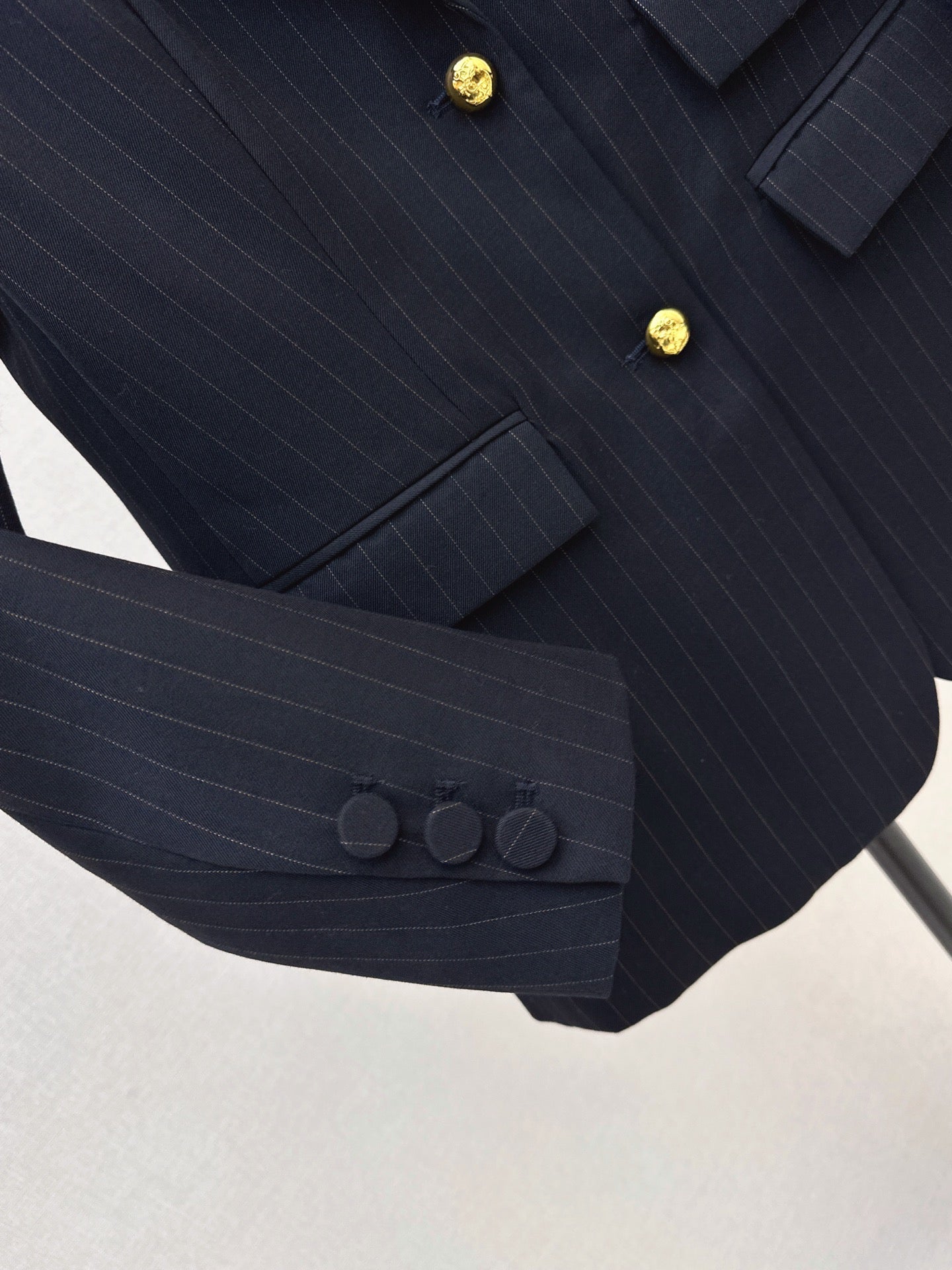 🔥Highest Quality🔥26FW New Striped Badge Blazer 🖤