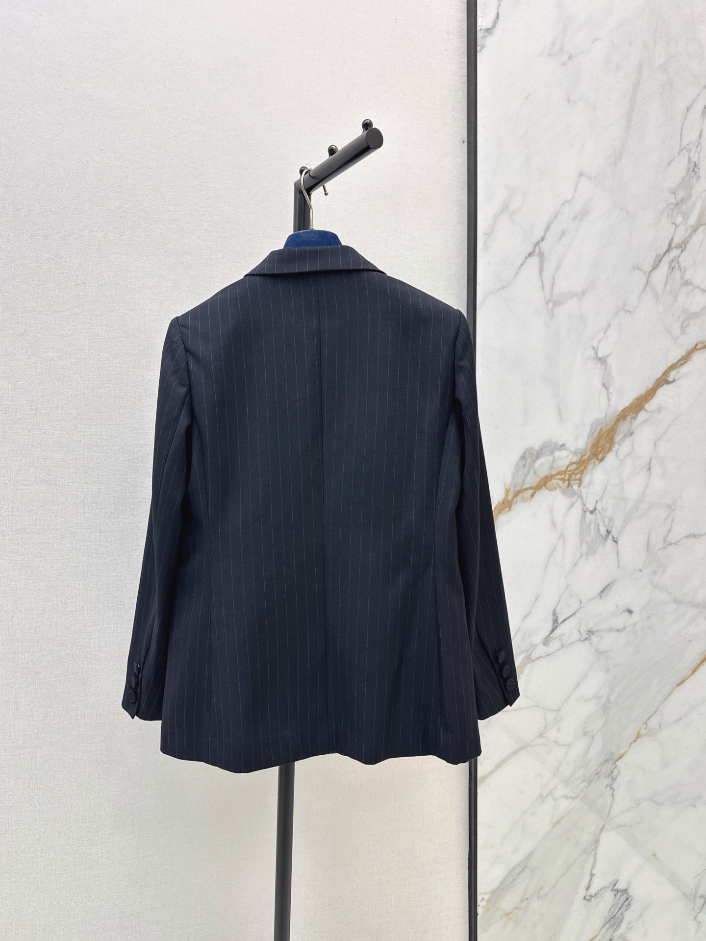 🔥Highest Quality🔥26FW New Striped Badge Blazer 🖤