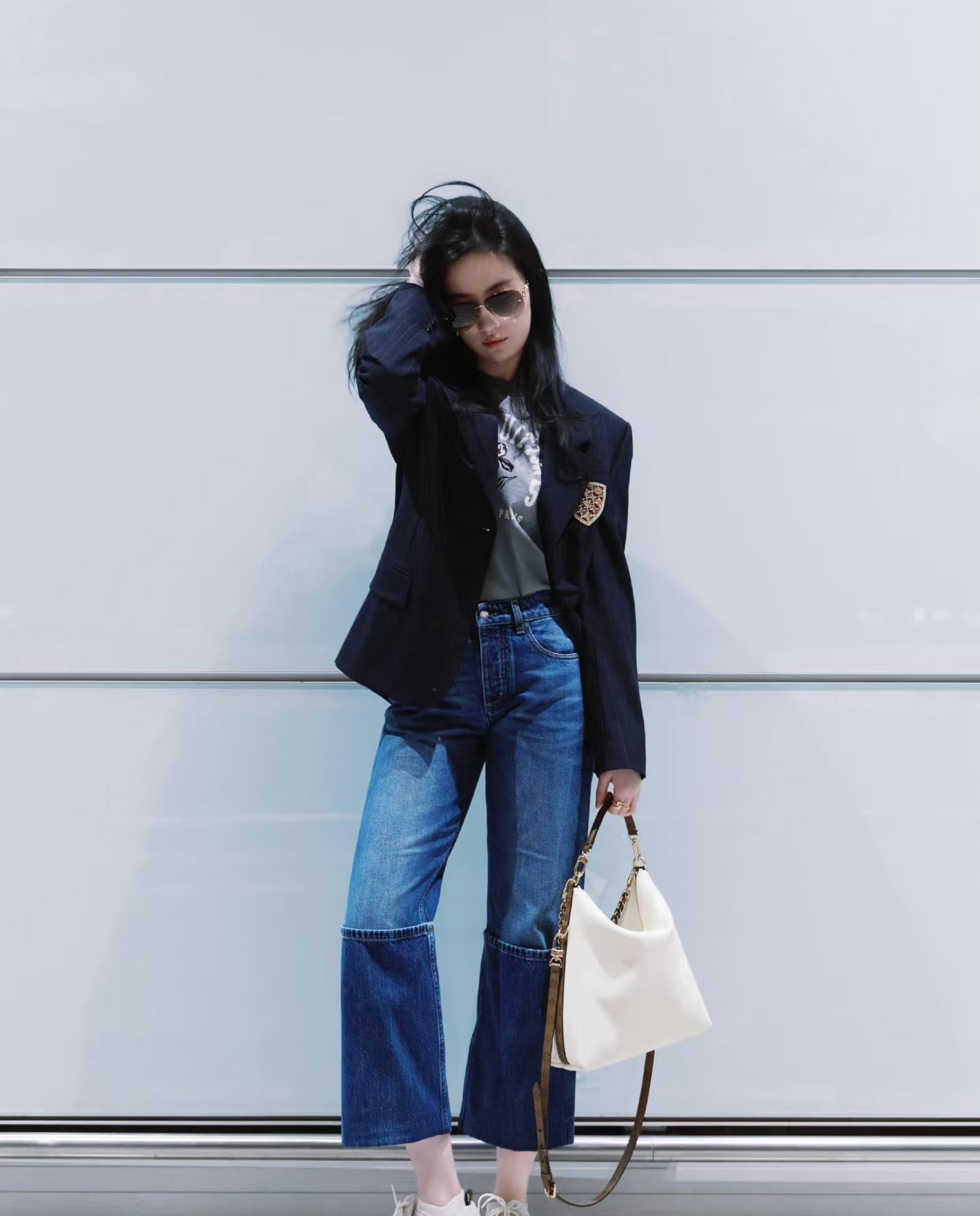 🔥Highest Quality🔥26FW New Striped Badge Blazer 🖤