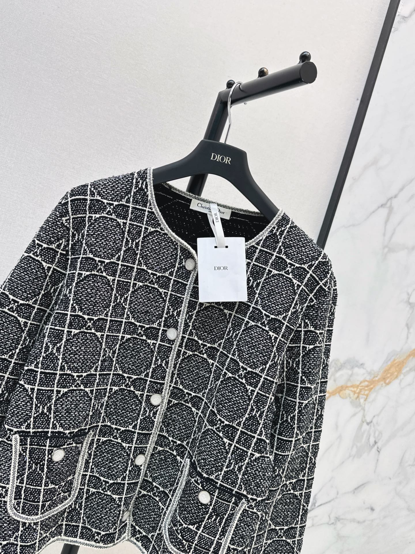 26FW New Cannage-pattern Cardigan Jacket 🩶