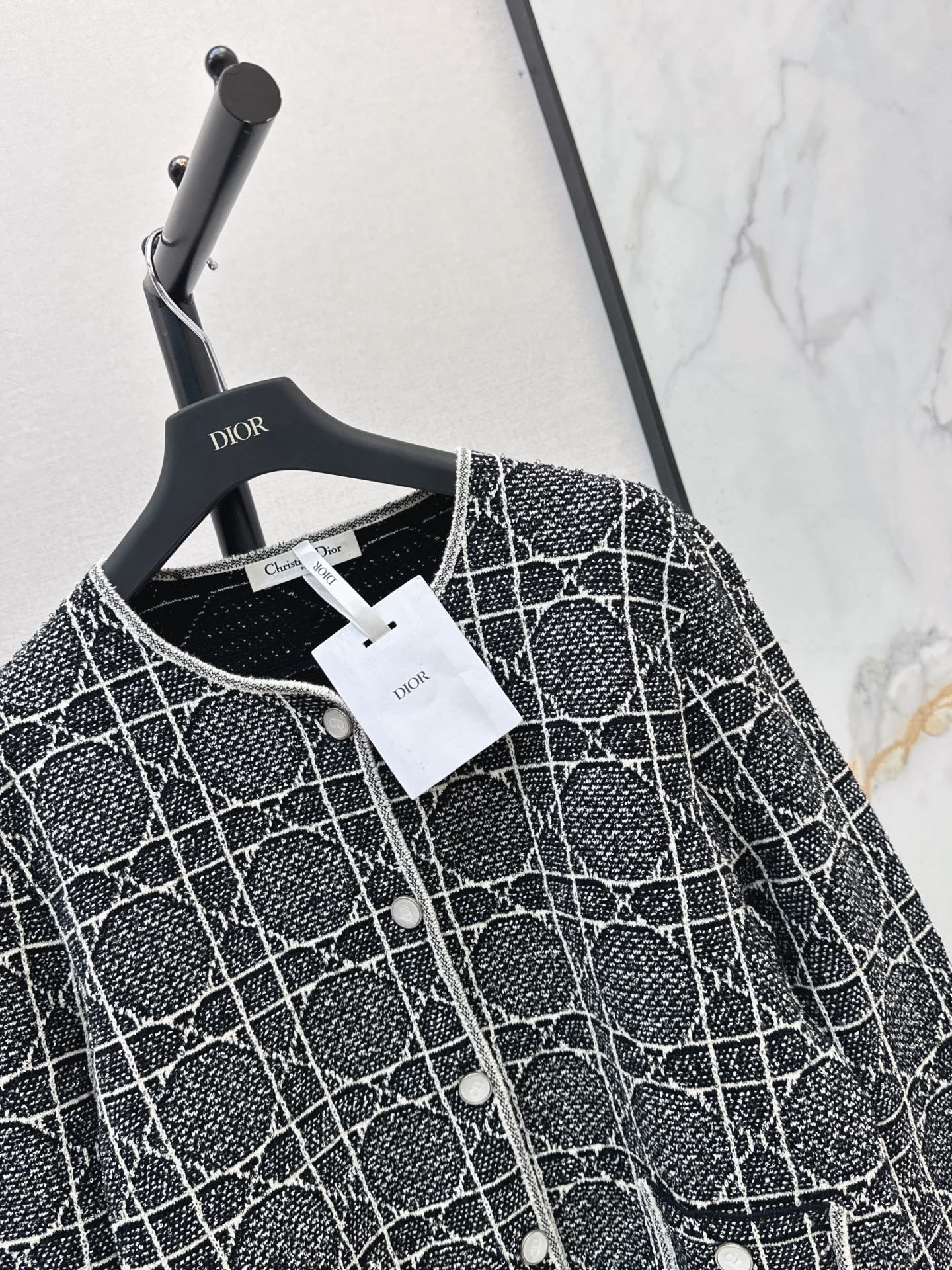 26FW New Cannage-pattern Cardigan Jacket 🩶