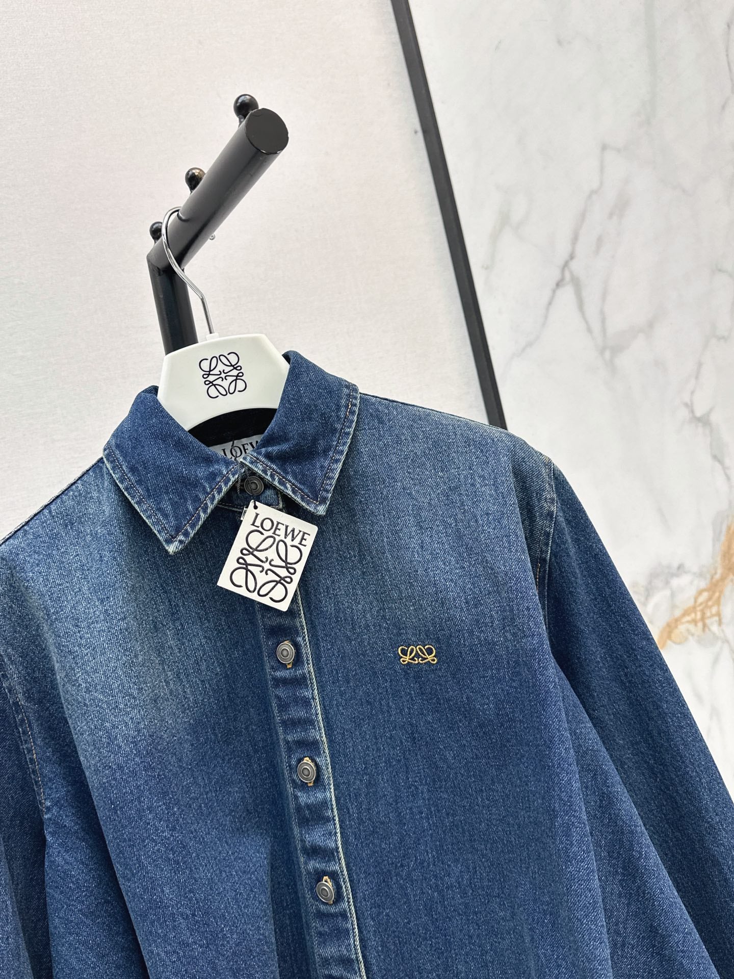 26FW New Vintage-Style Denim Shirt 🩵