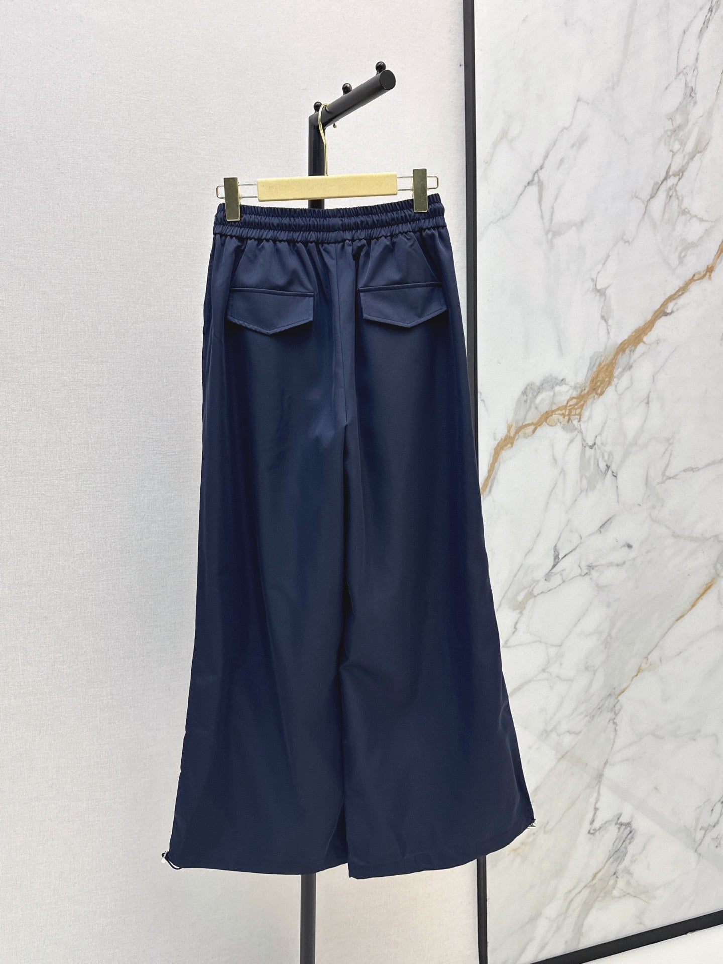 26FW New Letter-Embroidered Straight-Leg Pants with Elastic Waist 🖤