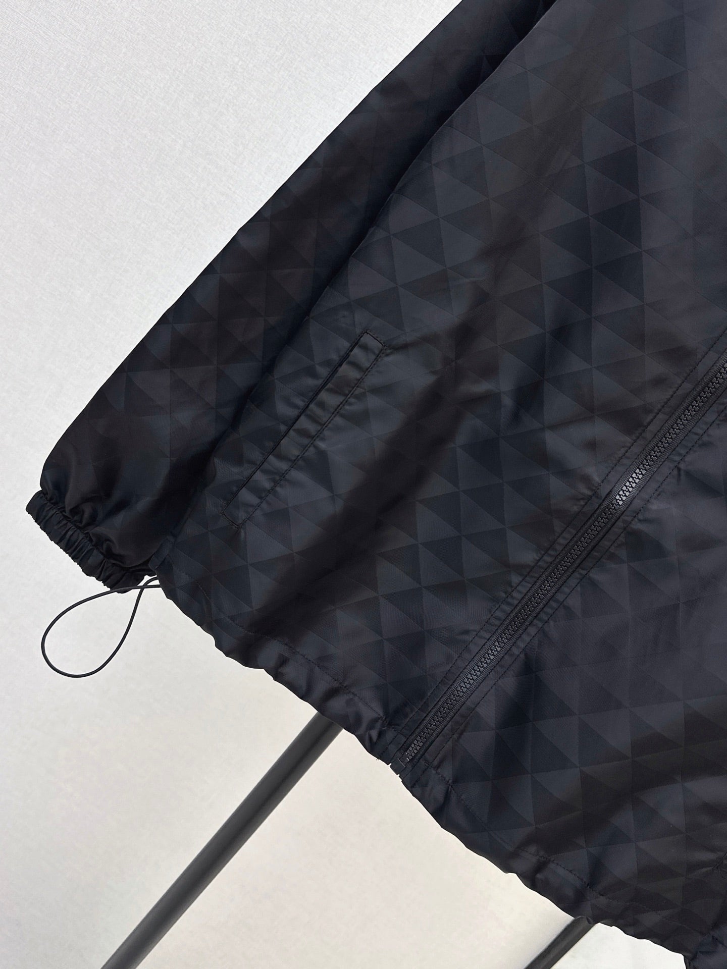 26FW New Plaid Jacquard Hooded Nylon Jacket 🖤