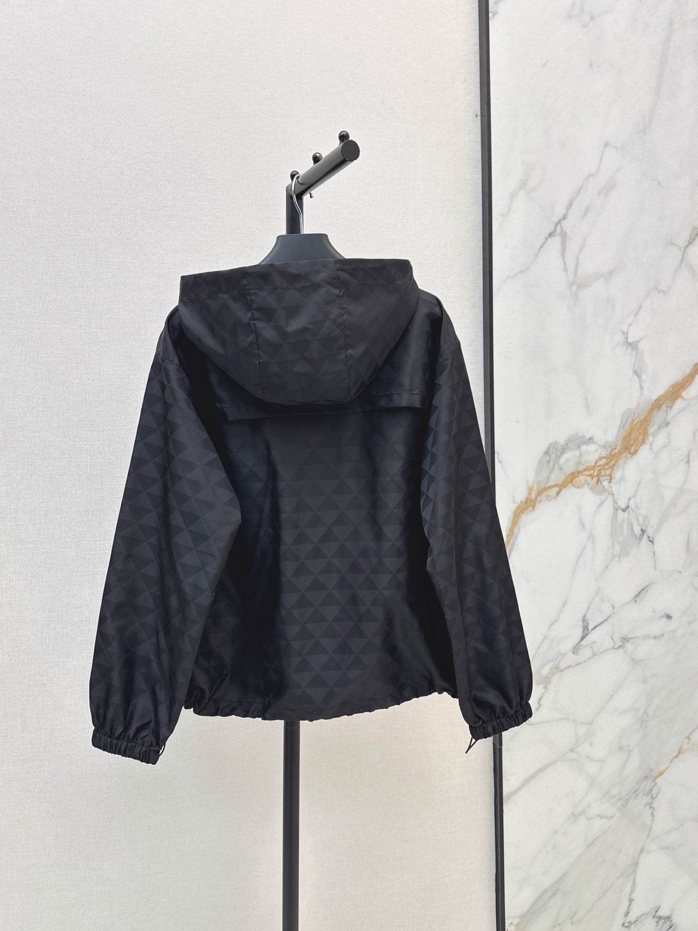 26FW New Plaid Jacquard Hooded Nylon Jacket 🖤