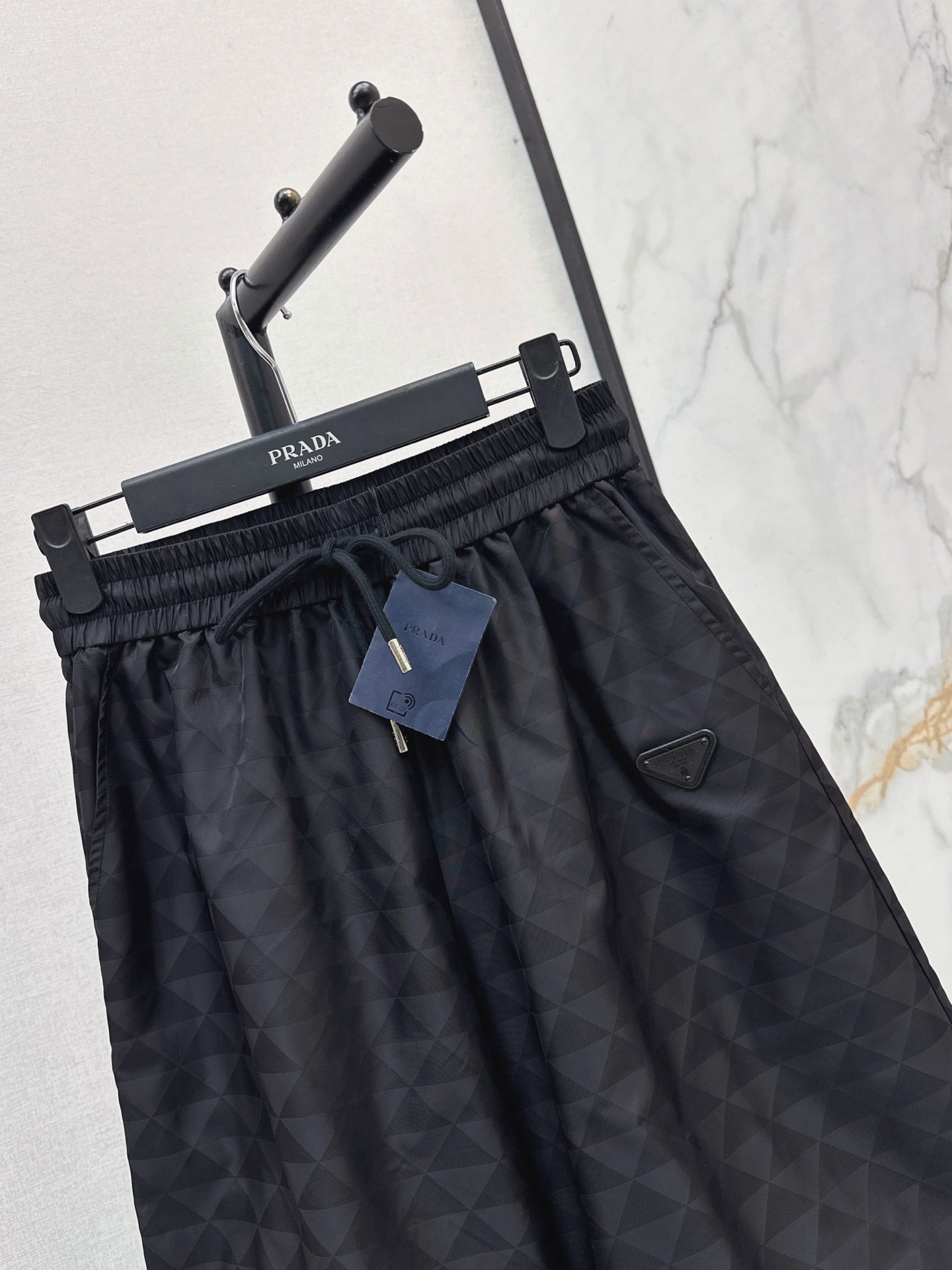 26FW New Plaid Jacquard Elastic-Waist Trousers 🖤