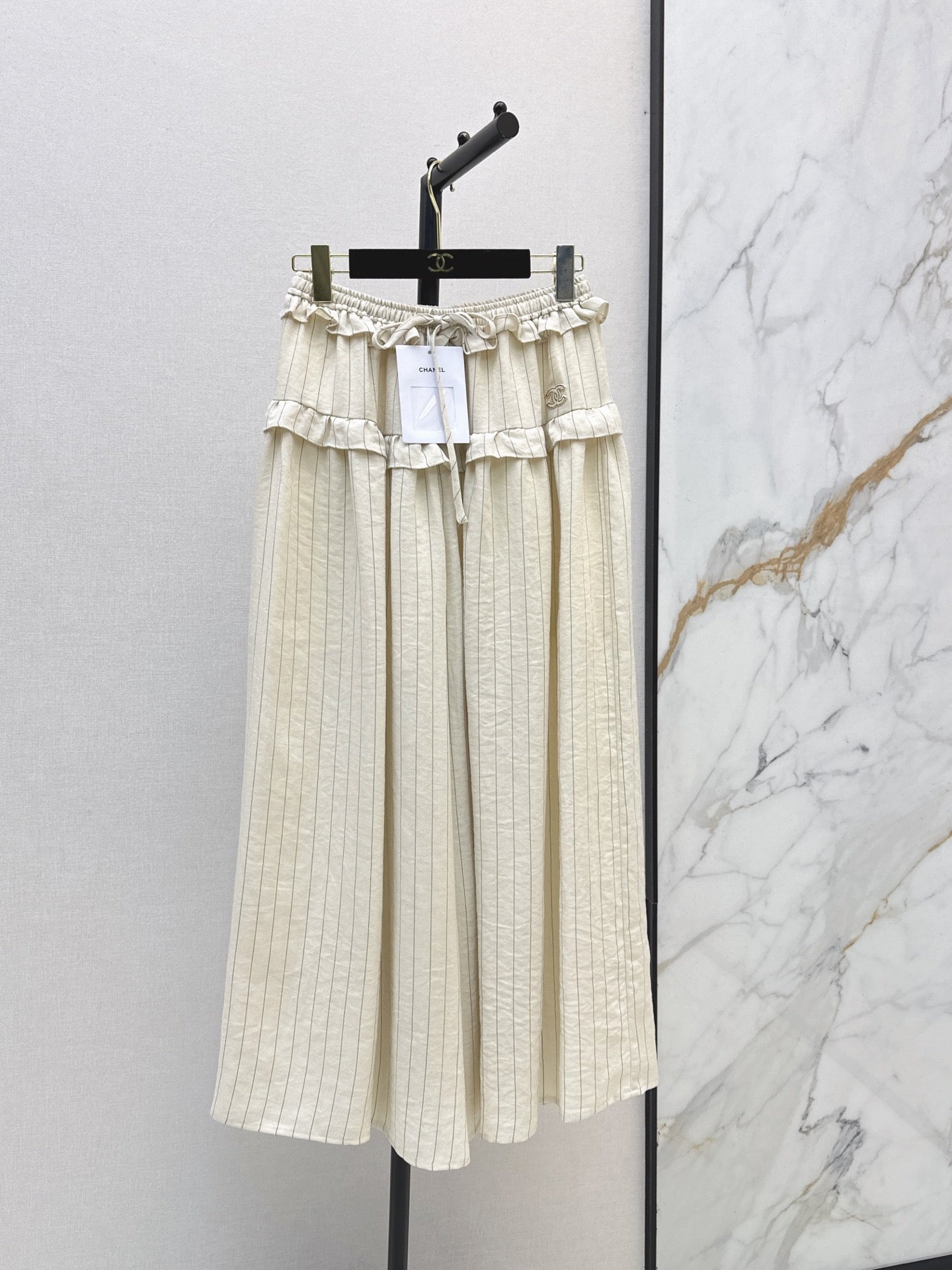 26FW New Striped Wide-Leg Trousers 🖤