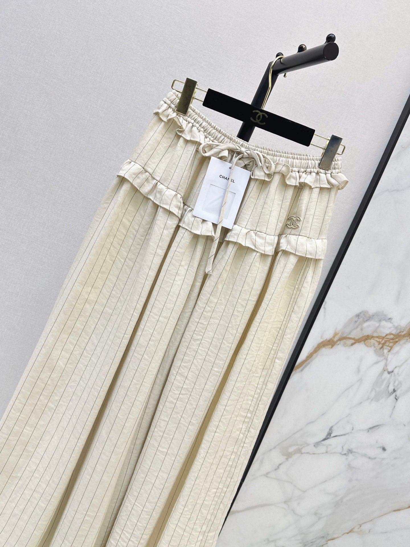 26FW New Striped Wide-Leg Trousers 🖤