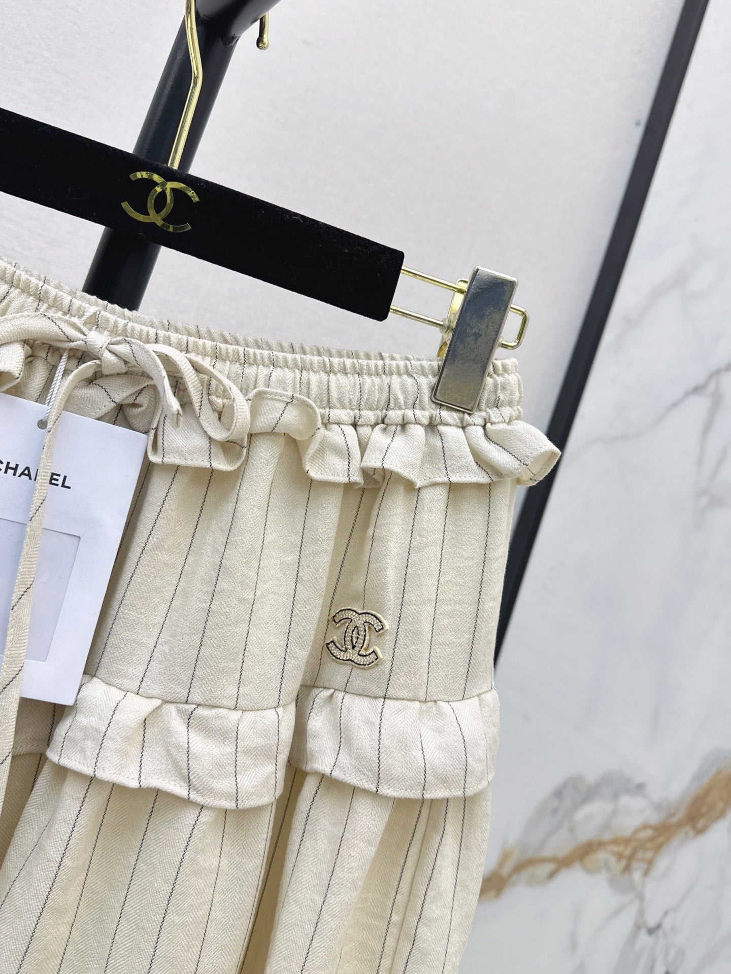 26FW New Striped Wide-Leg Trousers 🖤