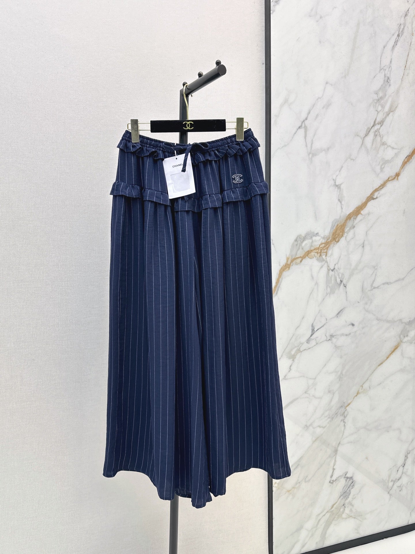 26FW New Striped Wide-Leg Trousers 🖤