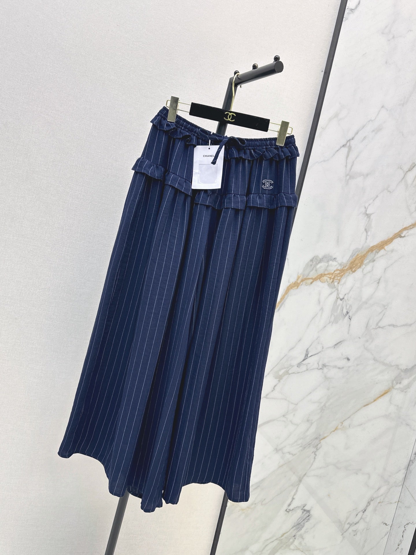 26FW New Striped Wide-Leg Trousers 🖤