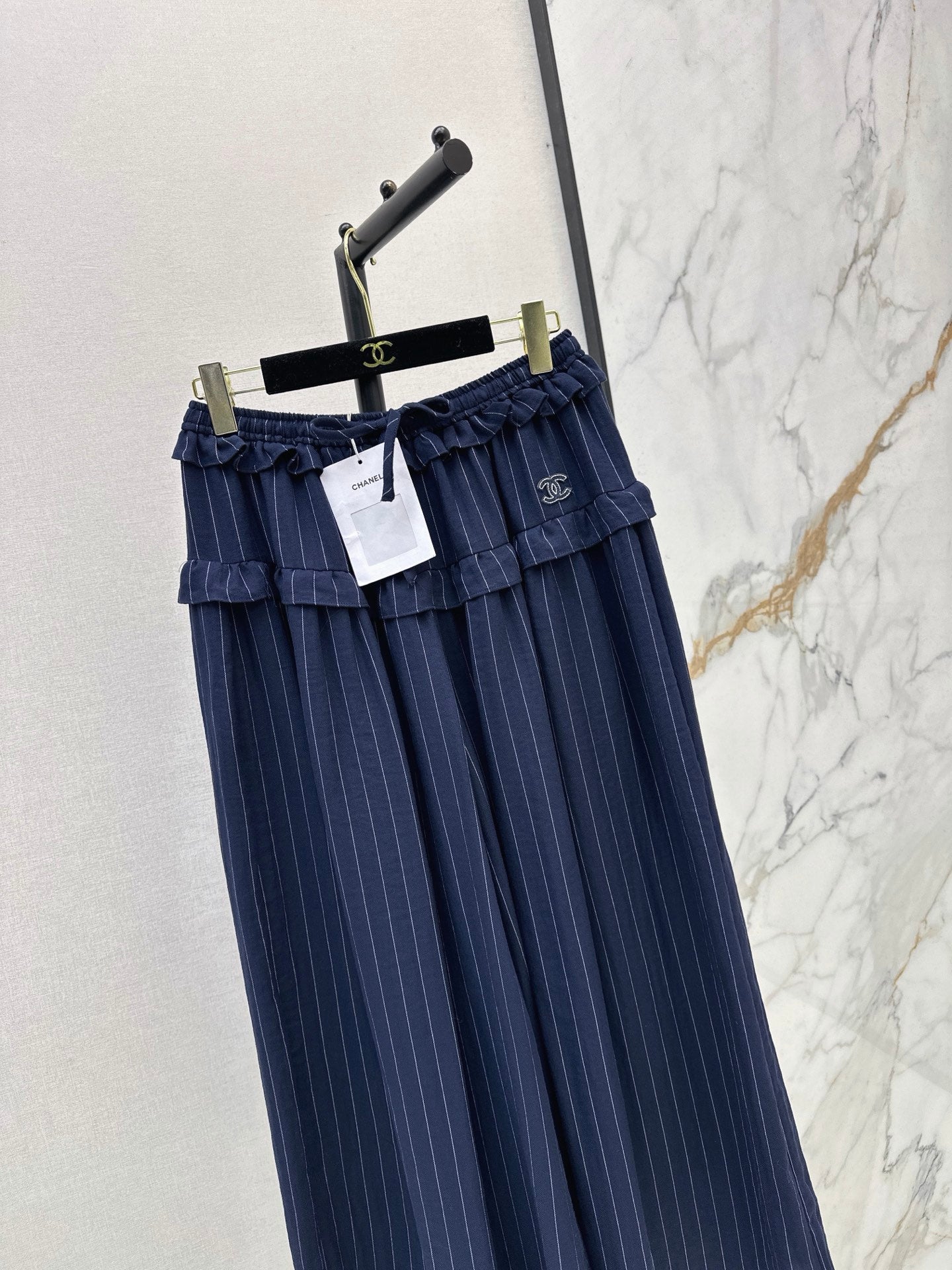 26FW New Striped Wide-Leg Trousers 🖤