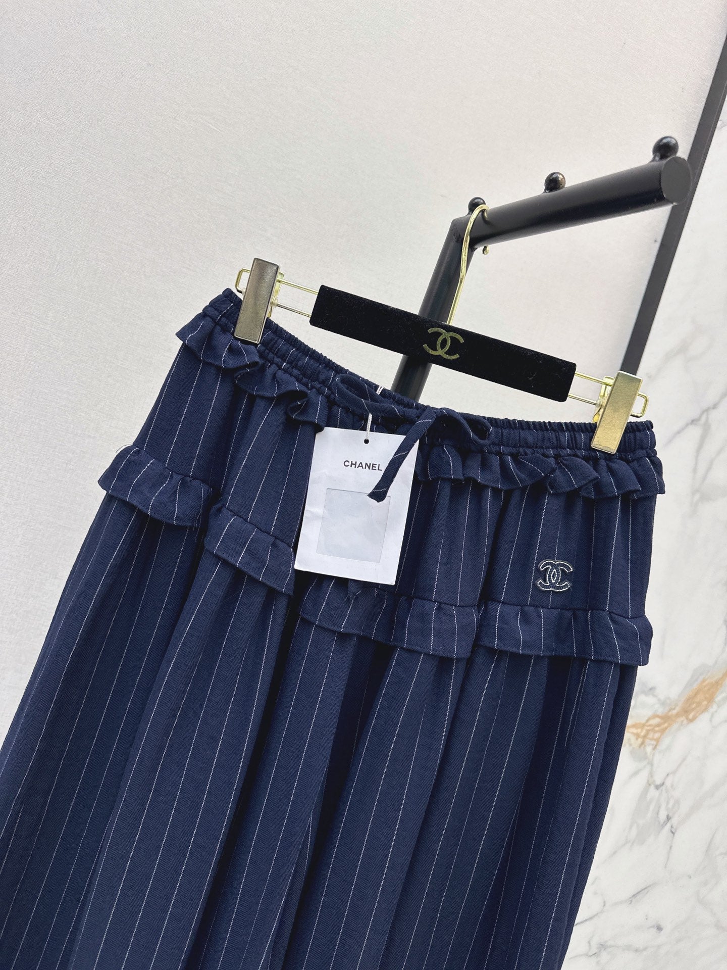 26FW New Striped Wide-Leg Trousers 🖤